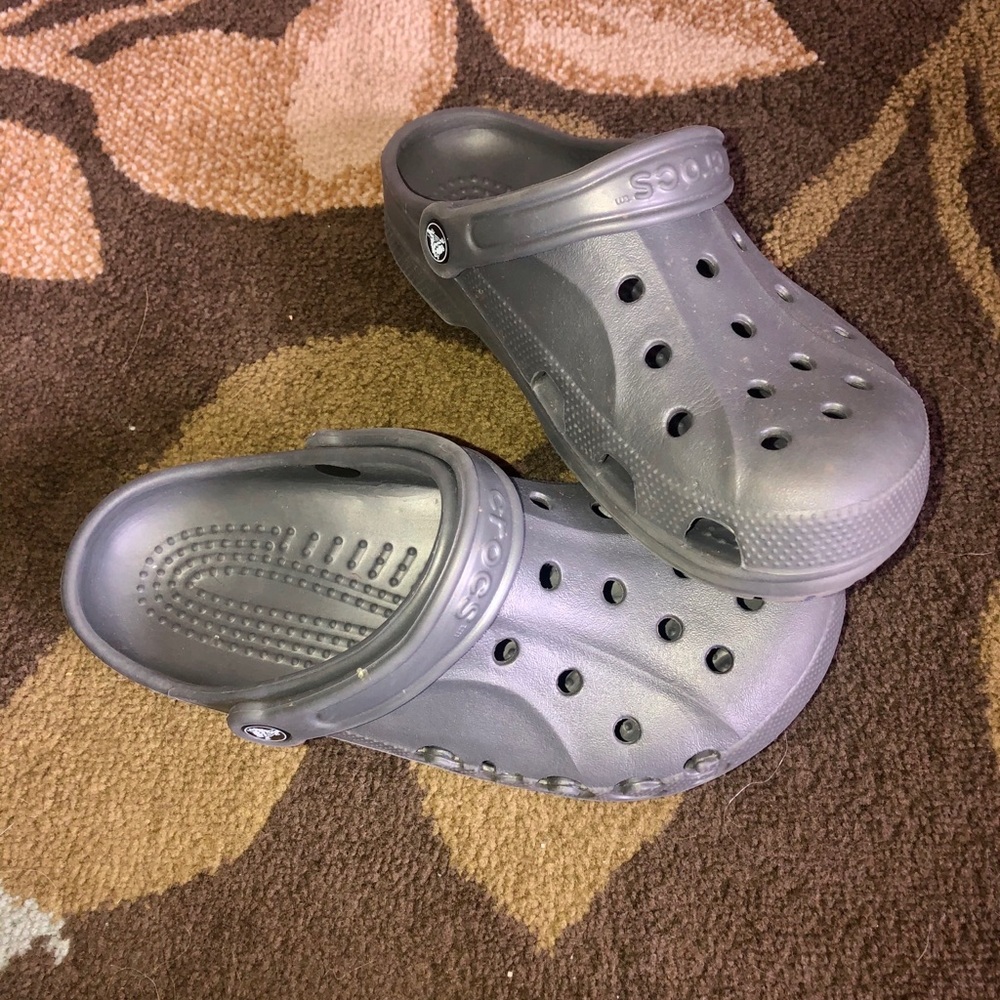 Grey crocs